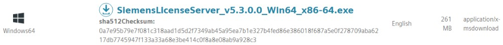 Download Siemens License Server v5.3.0.0 Win64