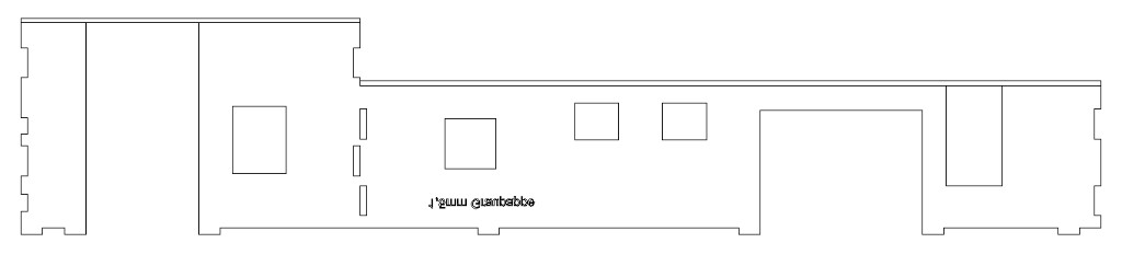 2D-Grundriss einer Gebäudekontur in Solid Edge