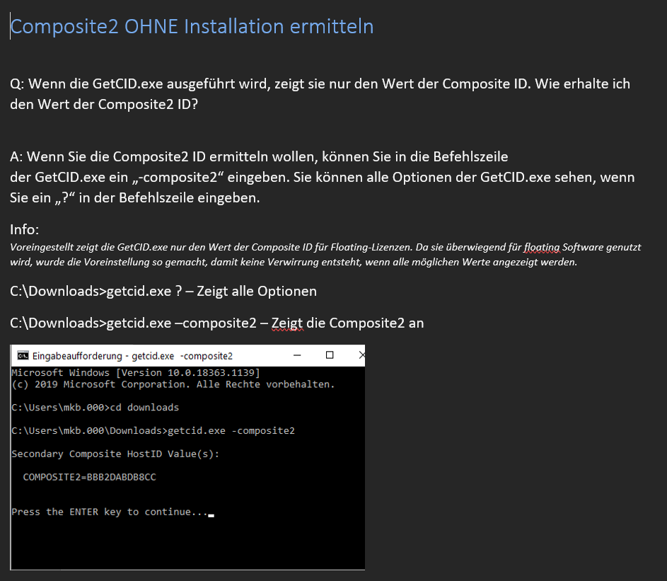 CMD: getcid.exe -composite2 gibt COMPOSITE2= aus